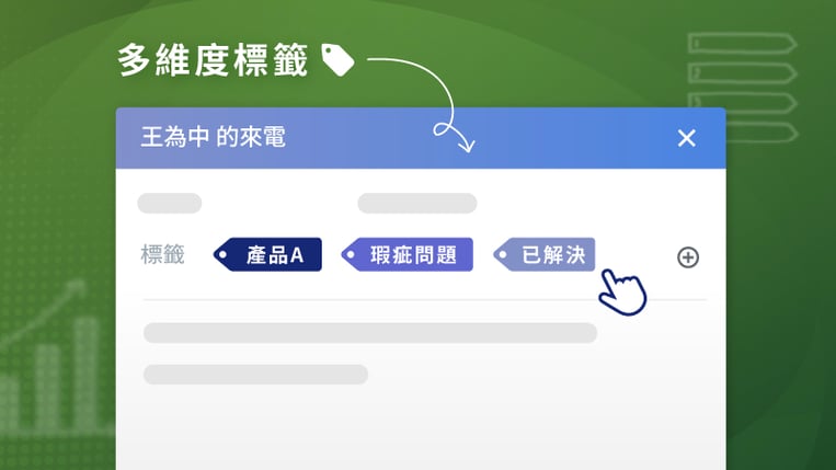 多維度標籤展現完整脈絡