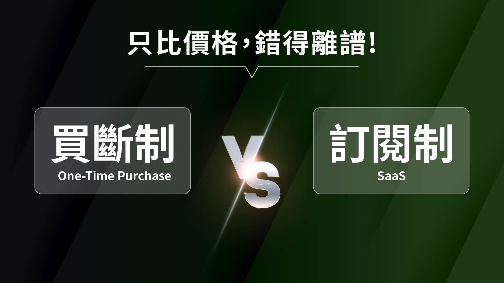 買斷制 vs 訂閱制